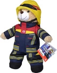 SIMBA TOYS 108101001, SIMBA TOYS Feuerwehr Pl&uuml;schb&auml;r Rosenbauer, 30cm