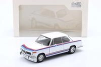 BMW 2002 tii Turbo Evocation Baujahr 1971 wei&szlig; / Dekor 1:18 Solido