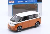 Volkswagen VW ID. Buzz Baujahr 2023 orange / wei&szlig; 1:24 Maisto