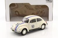 Volkswagen VW K&auml;fer #53 Herbie creme wei&szlig; 1:18 Solido