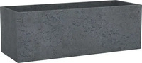 Scheurich 57843, Scheurich Pflanzgef&auml;&szlig; C-Cube Long - Stony Black - 80 cm