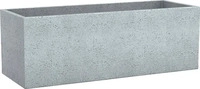 Scheurich 57842, Scheurich Pflanzgef&auml;&szlig; C-Cube Long - Stony Grey - 80 cm