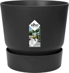 Elho 3041501643300, elho greenville Topf rund 16 cm - living schwarz