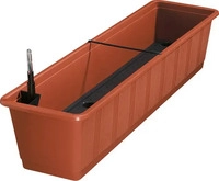 Geli 837 080 06, Geli Balkonkasten AQUA GREEN Terracotta 80 cm mit