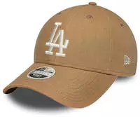 New Era - MLB Leinen LA Dodgers 9FORTY Cap Damen dunkelbeige 262229_412