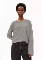 Armedangels - Slub Jersey Stripe Longsleeve Damen schwarz 260371_1268