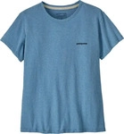 Patagonia - P 6 Logo Responsibili-Tee Damen shore blue blau
