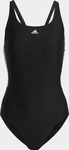 adidas - Mid 3-Streifen Badeanzug Damen schwarz