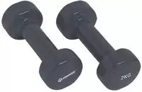 Schildkr&ouml;t Fitness - Vinyl-Hanteln 2kg 2er grau 211290_412