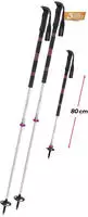 Komperdell - Contour Titanal II Foam Compact Touren Skist&ouml;cke black pink silver