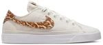 Nike Court Legacy Canvas Prints Damen Freizeitschuhe, wei&szlig;, Gr&ouml;&szlig;e 36 &frac12;