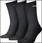 Puma Crew 3P Herren Socken, schwarz, Gr. 38 8713537320016