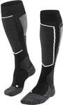 Falke Skiing 2 Intermediate Vegan Damen Str&uuml;mpfe, schwarz 4067112231971