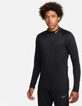 Nike Pro Dri-Fit Warm Fitness Mock Herren Sweatshirt, schwarz 196969148690