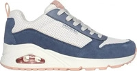 Skechers 177105_WBLP, Skechers Uno - Two Much Fun Damen Freizeitschuhe, wei&szlig;,