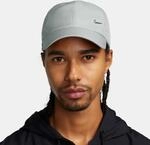 Nike Dri-Fit Unstructured Metal Swoosh Cap, grau 196976343088