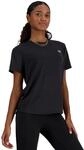 New Balance Athletics Damen T-Shirt, schwarz 197375380063