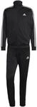Adidas Basic 3-Streifen Tricot Trainingsanzug Herren Trainingsanzug, schwarz