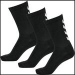 Hummel Fundatal 3er-Pack Socken, schwarz, Gr. 14 5700493984409