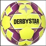 Derbystar Indoor Beta Indoor-Fu&szlig;ball, gelb, Gr. 4 4030793167952