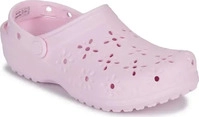 Crocs 210927_6ZW, Crocs Classic Floral Cut Out Clogs, rosa