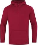Jako Zip Pro Casual Kapuzensweater, rot 4059562206319