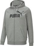 Puma ESS Big Logo FZ FL Herren Jacke, grau 4063697320727