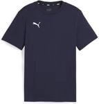 Puma teamGOAL Casuals Junior Jungen T-Shirt, blau 4099686914356