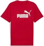 Puma ESS No. 1 Logo Herren T-Shirt, rot 4067983296956