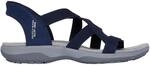 Skechers Reggae Slim - Stretch Flex Damen Sandalen, blau, Gr&ouml;&szlig;e 36...
