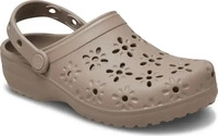 Crocs 210927_214, Crocs Classic Floral Cut Out Clogs, braun, Gr. 39