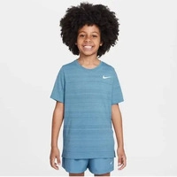 Nike DD3055_006, Nike Dri-Fit Miler Training Jungen T-Shirt, blau male