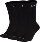 Nike Everyday Plus Cushioned Training Crew (3 -Paar) Socken, schwarz...