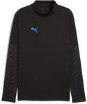 Puma individualCUP 1/4 Zip- Herren Fu&szlig;balljacke, schwarz 4069157139274