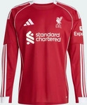 adidas JYF51_JV6456, Adidas Liverpool FC 25/26 Home Langarm Herren Trikot, rot male