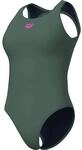 Arena O Back Solid One Piece Damen Schwimmanzug, gr&uuml;n 3468337746089