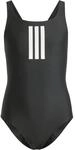 Adidas 3-Streifen M&auml;dchen Badeanzug, schwarz 4067901710731