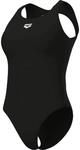 Arena O Back Solid One Piece Damen Schwimmanzug, schwarz 3468337746010