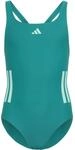 Adidas 3-Streifen C-Back M&auml;dchen Badeanzug, gr&uuml;n 4069995561053