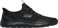Skechers 233045_BBK, Skechers Summits - Top Rate Herren Slipper, schwarz, Gr&ouml;&szlig;e 43