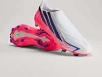 adidas OMM50_KJ3415, Adidas F50 Hyperfast League Laceless FG Nockenschuhe, wei&szlig;,