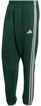 Adidas Essentials 3-Stripes Fleece Tapered Cuffed Herren Jogginghose, gr&uuml;n