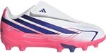 Adidas F50 Hyperfast Club Hook and Loop FG/MG Kinder Nockenschuhe, wei&szlig;, Gr&ouml;&szlig;e 32