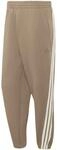 Adidas Kit 3-Stripes Regular Cuffed Herren Hose, braun 4069991577126