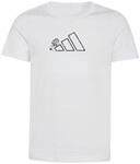Adidas Sportswear Junior Animal Print Graphic M&auml;dchen T-Shirt, wei&szlig;, Gr. 152