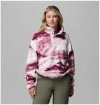 Columbia Helvetia II Printed Cropped Half Snap Damen Rollkragenpullover, lila, Gr. S