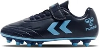 Hummel 216568_7381, Hummel Star FG Junior Kinder Fu&szlig;ballschuhe, blau, Gr. 25