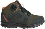 Adidas Terrex BOA Mid RAIN.RDY Wanderschuh Kinder Laufschuhe, gr&uuml;n, Gr. 28