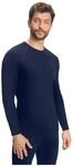 Falke Maximum Warm Herren Unterhemd, blau, Gr. L 4031309424477