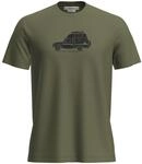 Icebreaker Merino 150 Tech Lite Cosy Camper Herren T-Shirt, gr&uuml;n, Gr. S